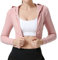 Activewear für Damen Sport Laufhemd Outdoorjacke Kurz Athletic Warm Workout Jacke Sportshirt Zipper Seamless Sweatjacke Rosa