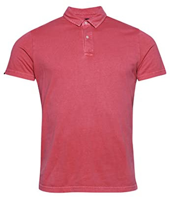 Superdry Polo liso Sweat-Shirt À Capuche Sport, Paradis-Rose, S Homme