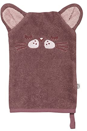 Pippi Unisex Kinder Baby Waschlappen aus 100% Bio-Baumwolle mit niedlichen Tiergesichtern