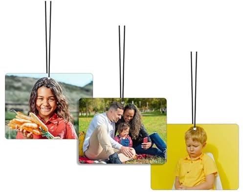 Doppelseitiger Anpassbarer Auto-Lufterfrischer Zubehör Dekorative Ritual Geschenk (Rechteckig 2)