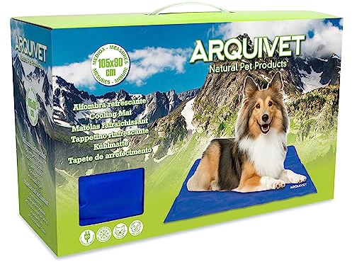 Arquivet Tapis rafraîchissant pour Chiens et Chats 90 x 105, Tapis Auto-refroidissant, Tapis rafraîchissant pour Animaux de Compagnie