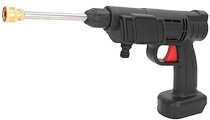 Pistola per Idropulitrice a Batteria 450 PSI, Batteria Al Litio 24 V, Tubo Lungo Filtro, Flacone Spray in Schiuma, Idropulitrice per Auto, Giardino, Pulizia Esterna