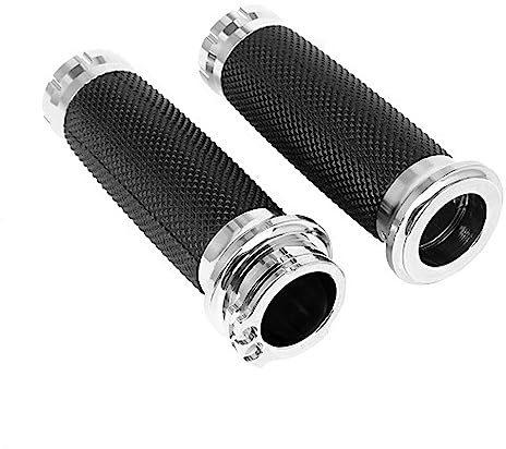 Riloer Handgrepp för motorcykelstyre, passar för Har*ley Sportster, Touring 1996–2017 med 25 mm/1 tum styre (både vänster och höger)