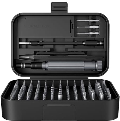 SOONAN 150 in 1 Precision Screwdriver Set, Black, Tri-Point Head, Electronics Item