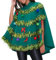 Miolasay Weihnachtsbaum-Poncho-Kostüm für Erwachsene, Schleife, Ball, Dekoration, Kapuzenumhang, Party-Requisite für Cosplay-Party (Damen, Größe S, Grün)
