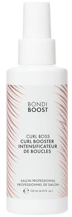BondiBoost Curl Boss Curl Booster Leave-In Spray - Silikonfrei, Aloe-Basiertes Spray - Revitalisieren und Auffrischen Natürlicher Lockenmuster, Anti-Frizz & Glanz - Vegan & Tierversuchsfrei - 150 ml