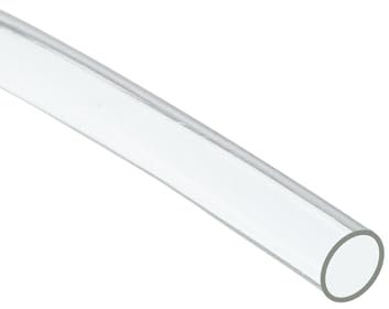 QUARKZMAN Tube PVC Transparent pour Faisceau de Câbles, 4mm ID 3 Mètres de Long Tube PVC pour Câble Électrique Manchon pour la Gaine de Câbles et la Protection des Fils
