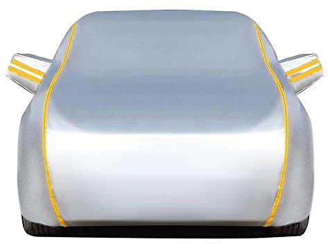 wasserdichte Autoabdeckung Für Mini One| Draussen Dauerhaft Autoplane Staubdicht UV-Schutz Vollständige Autoabdeckung(Color:Silver)