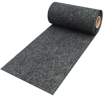yoakaiax Tappetino rettangolare per garage, 20 x 6 m, per sotto auto, moto, olio, grandi tappetini da garage per sotto l'auto, tappeto antiscivolo, tappeto impermeabile per garage, 1 set