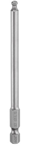 sourcing map Ball End Hex Screwdriver Bit 4mm (H4.0) Tip 1/4 Hex Shank 100mm (4) Long Magnetic Ball Head Bits Industrial Grade S2 Steel Metric Screw Driver Bit