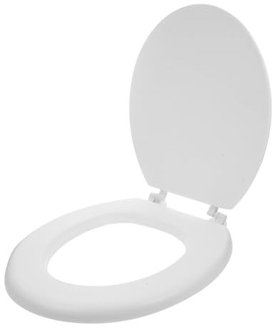 Housoutil Toilet Seat Padded Toilet Seat Elongated Foam and Comfortable Easy to Clean