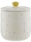 Price & Kensington Daisy Tea Storage Jar | 700ml Airtight Ceramic Canister | Embossed Daisy 3D Lid with Hand-Painted Yellow Handle | Cream Glaze | Kitchen Storage Container