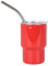 Générique Shot Glass Inox Personnalisable | Gobelet Avec Paille Pour Fête | Mini Bouteille Isotherme Tasse Personnalisée 90 Ml Accessoire Boisson Chaude/froide Idée Cadeau Originale Fête Gobelet