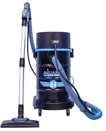Equip2clean Aquarius HOT 1200 Carpet Cleaner Machine | 6-in-1 Hot & Cold Spray Steam Cleaner, Wet & Dry Vacuum, Upholstery and Sofa Care | Fast Heat-Up, HEPA Filtration, Multi-Surface Use