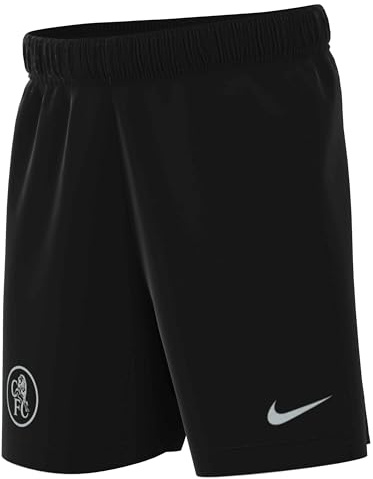 NIKE Chelsea Fc 2025/26 Stadion Third Dri-Fit Total 90 Fußball Replica Shorts Für Ältere Kinder, Black/Field Silver/Field Silver, HM4131-010, S