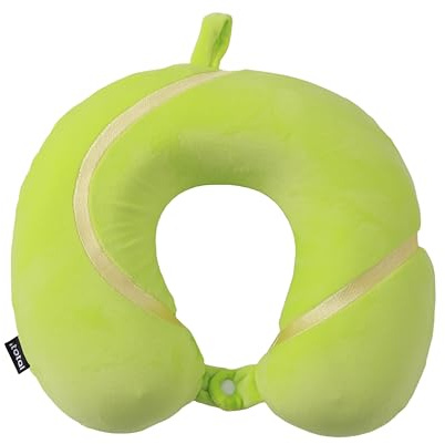 I-TOTAL® - Reisekissen für Nackenstütze, Nackenstützkissen/Kissen Lustiges Reisekissen (Tennis)