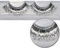 Grimas professionelle Fashionwimpern | Nummer 271 - Silber glänzend | Hochwertige falsche Wimpern in besonderem Design für Karneval, Theater, Halloween und mehr