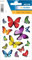 HERMA 3084 Aufkleber Schmetterlinge Bunt klein groß, 42 Stück, Schmetterling Sticker in rot lila gelb blau, Etiketten für Fotoalbum Tagebuch Poesiealbum Scrapbooking Dekoration Briefe DIY Basteln