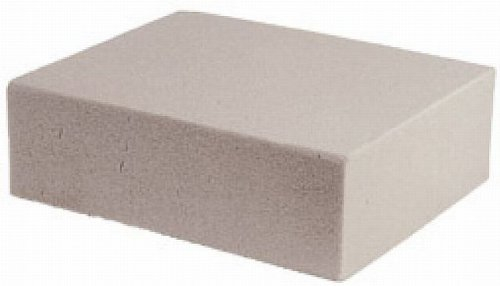 Trocken-Steckschaum Block, 55 x 30 x 23 cm, Steckmasse, Steckschwamm, künstliche Blumen-Gestecke, Kunstblumen, Trockenblumen