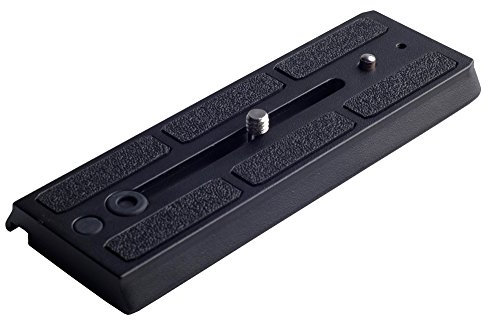 Kingjoy KH-6153 Rapid Connect Sliding Quick Release Plate with 1/4-Inch and 3/8-Inch Camera Screws