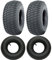Parnells - 2 Jeux de Pneus Tubeless Turf + Chambres à Air, 13x5.00-6, 4 Plis P332 Wanda Grass Tyre, Diamètre 316 mm, Largeur 128 mm, 200 kg - pour Tondeuses à Gazon, Chariots et Tout-Terrain