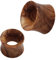 CHICNET Olivenholz Flesh Tunnel Lobe Piercing Holz Double Flared Plug Expander Dehner | Unisex Tunnels Männer Frauen | Holztunnel in Handarbeit Plugs | braun Organic Ohrring Ohrstecker 10 mm