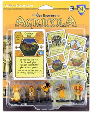 Mayfair Games Europe MFG72257 Agricola Game Expansion: Yellow (5 Figures), Mehrfarbig