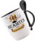 Crealuxe Löffeltasse 'Die besten Beamten heißen... Wunschname' personalisiert, Kaffeetasse mit Motiv, Bürotasse