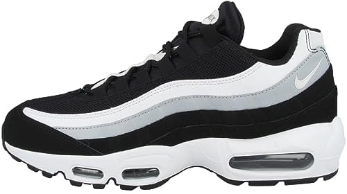 Nike Nike Air Max 95 Essential, Men's Running Shoes, Multicolour (Black/White/Wolf Grey 038), 10 UK (45 EU)