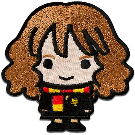 Catch the Patch Harry Potter Hermine Granger - (Größe: 6 x 6 cm) – Aufbügler & Applikationen in verschiedenen Größen – Ideal für Kleidung, Schulranzen, Jeans & Rucksäcke