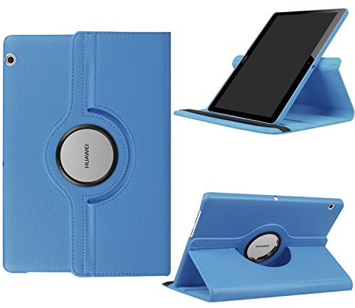 KATUMO Cover per HUAWEI Mediapad T5 10 Pollici 2018, Ultra Sottile Smart Angoli di Visione Multipla Nuova Smart Pelle PU Custodia protettiva tablet,per MediaPad HUAWEI 10 Pollici
