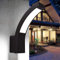 max K O M F O R T LED Aussenleuchten Wand-leuchte Wandlampe neutralweiß 4000K Flurleuchte Fluter 15W schwarz modern IP54 PIRIT-BK-0