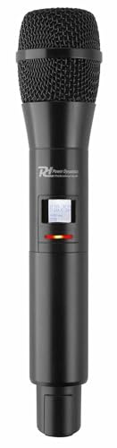 Power Dynamics PD632HH Handmikrofon für PD632 Serie, UHF Funkmikrofon Ersatzsender, klare Übertragung, große Reichweite, LCD-Display, robustes Metallgehäuse, Plug-&Play, für Bühne & Veranstaltung