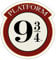 Spreadshirt Platform 9 and Three quaters Sign Post Sticker, 10 x 10 cm, White Matte