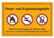Aluverbund Hinweis Schild 30x20cm Wetterfest Kratzfest UV beständig - Feuer- und Explosionsgefahr