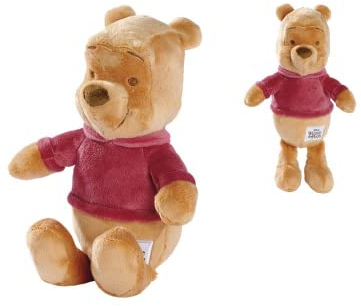 Disney Winnie The Puuh Core Winnie, 25cm Plüschtier, aus recyceltem Material, für Kinder ab den ersten Lebensmonaten geeignet