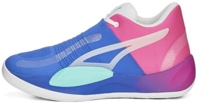PUMA Unisex Rise Nitro Fadeaway Basketballschuh, ROYAL Sapphire-Ravish, 40 EU