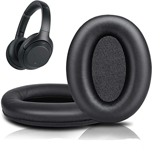 NUCNOK Cuscinetti per Sony WH-1000XM5, Cuscinetti di Ricambio per Auricolari Cuoio Cuscini Compatibile con Sony WH-1000XM5 Padiglioni Cuffie in Pelle Proteica e Spugna