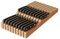 Bamboo Knife Block Holder, In-Drawer Knife Drawer Organizer-Protecting Knife Organizer Block Holds Up To 19 Knives（Not Included）