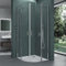 Mai & Mai Cabine de Douche 80x80cm Ronde avec receveur Paroi de Douche en Quart de Cercle Verre Transparent ESG Nano RAV52K