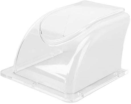 Kunststoff-Türklingel-Regenschutz, Wasserdichter Schutz, Transparenter Kunststoff-Wasserschutz, Zugangskontrollaufsatz