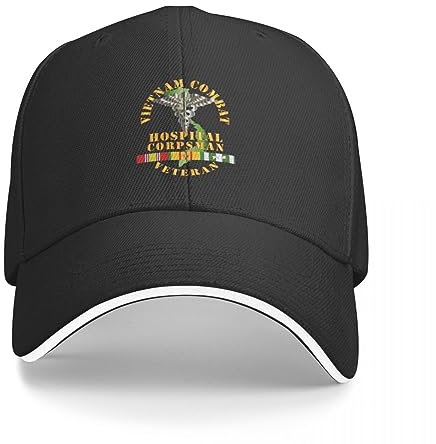 OAKITA Basecap USN- Vietnam Combat Veteran Hospital CorpsmanX 300 Cap Baseballmütze Visiermütze Damen Herren