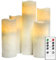 AnnSpa LED Candles 5 Set Pillar Candles with Remote Control and Timer Flickering Battery Operated Electric Candle flameless Candle Indoor Decor White