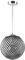GTV - Pendelleuchte MUNO | Deckenleuchte Glamour-Styling | Hängelampe Glamour-Stil | Hängende Deckenlampe | max.250V, 50/60Hz, 1*E27, max.25 W, śr.25 cm, IP20 | Schwarz