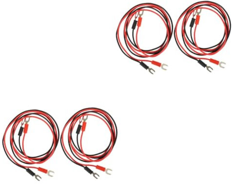 ifundom 8pcs Copper Test for Phonograph Turntable Ground Wire Connection Cable to Eliminate Buzzing and Hum Shaped Dual- Design for Use