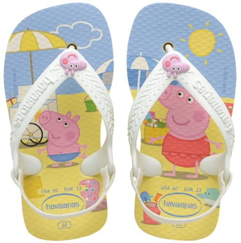Havaianas - Baby Peppa Pig, Chanclas Bebé unisex, Buttercream,