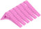 sourcing map 6 Pcs Door Stoppers for Bottom of Door, 0.83 inch Door Stops, Rubber Door Stopper Wedge, Window Stopper Door Gaps Sturdy Stackable, Pink