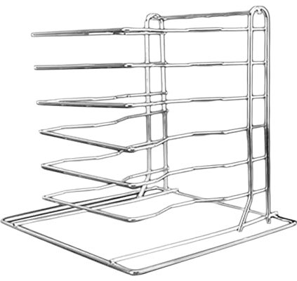 Milageto Scaffale per Pizza Scaffale da Cucina Scaffale da Cucina Scaffale di Raffreddamento Scaffale da Forno Teglia da Forno per Catering per Feste, 6 Strati