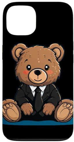 iPhone 13 Teddy Bear in Suit with Tie Case