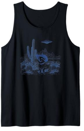 Corgi Western Adventure mit UFO-Hut Tank Top